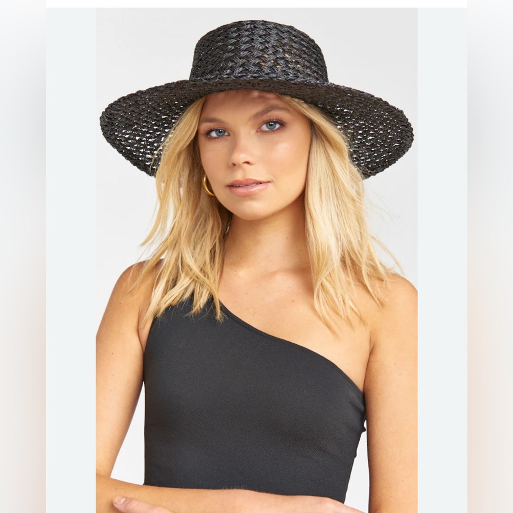 Lack Of Color Sunny Dip Black Woven Hat